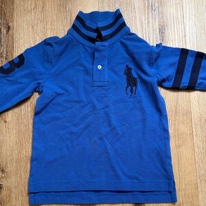 NWT Polo by Ralph Lauren Kids Royal Blue Polo Shirt Boys Sz 4T